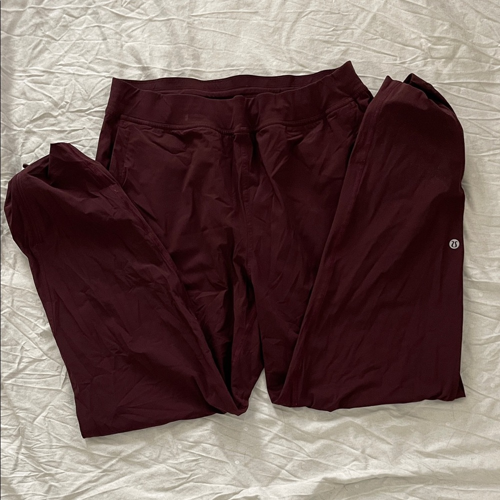 Lululemon Burgundy Joggers